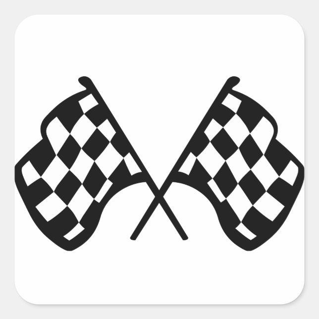 Grand Prix Flags Square Sticker (Front)