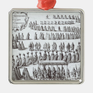 Grand Procession the Sovereign and the Knights Metal Tree Decoration