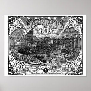 Grand Rapids 1999 16 X 12 Poster Print of Artwork