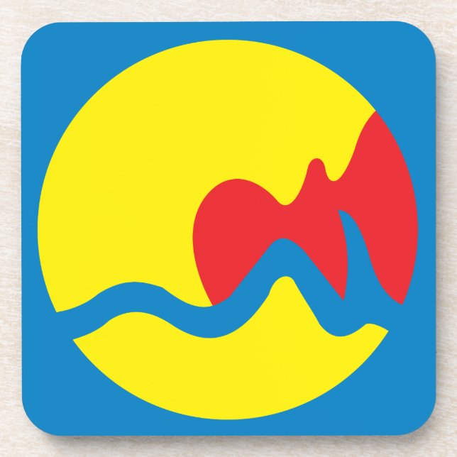 Grand Rapids city's flag Coaster (Front)