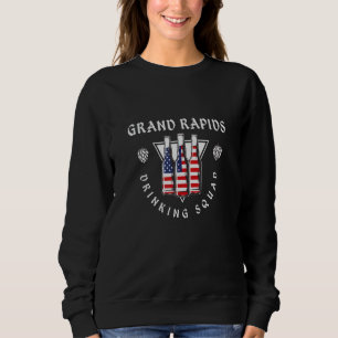 Grand Rapids Drinking Team Captain Michigan Craft Sweatshirt