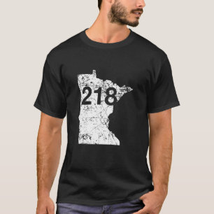 Grand Rapids Duluth Hibbing Area Code 218 Shirt, M T-Shirt