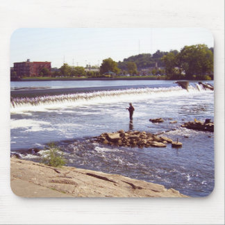 Grand Rapids Fisherman Mouse Pad