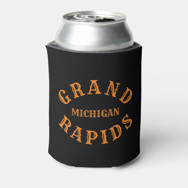 Grand Rapids, Michigan Can Cooler (Can Back)