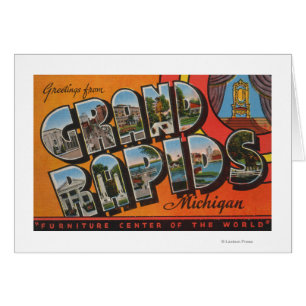 Grand Rapids, Michigan - Large Letter Scenes