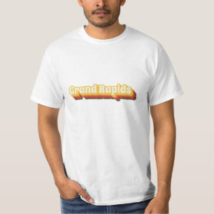 Grand Rapids Retro Vintage Text T-Shirt