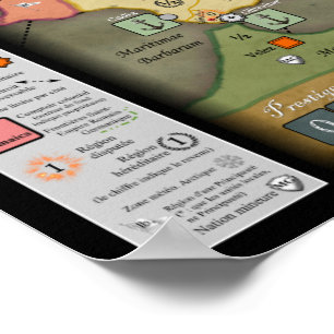 Grand Siècle game-board redesign (French version) Poster