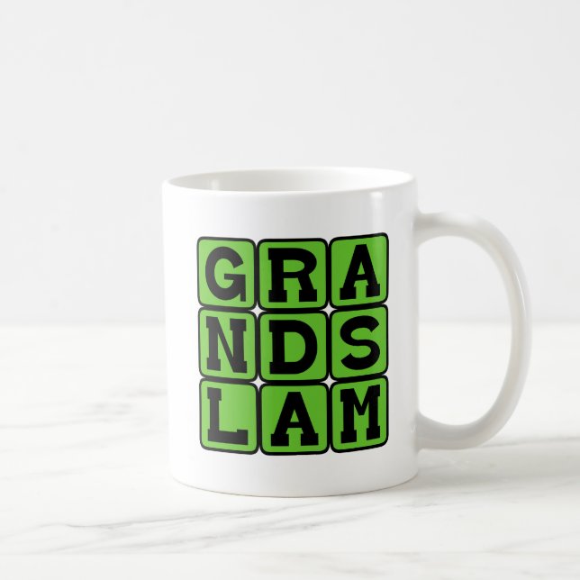 Grand Slam, Baseball Home Run Coffee Mug (Right)