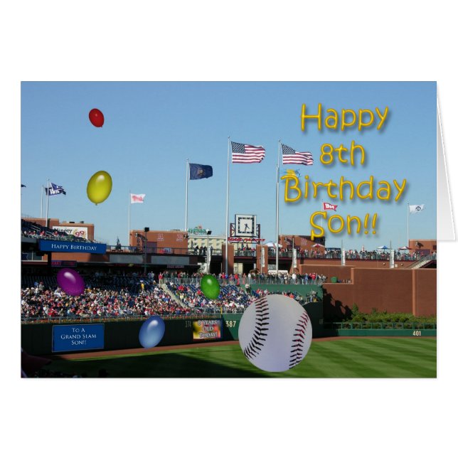 Grand Slam Son Baseball - Customised (Front Horizontal)
