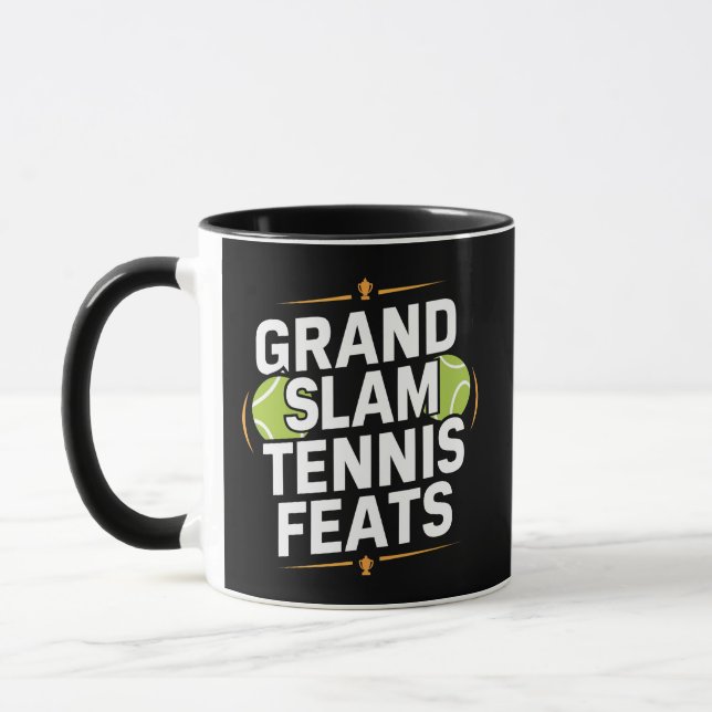 Grand Slam Tennis Feats, sports mugs  (Left)