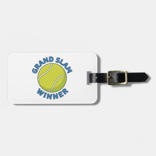Grand Slam Winner Tennis Ball Sports Champion Luggage Tag