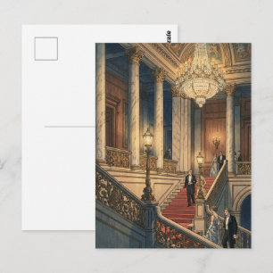 Grand Staircase at Theater Postcard