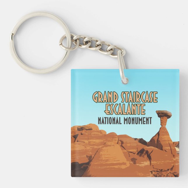 Grand Staircase Escalante National Monument Key Ring (Front)