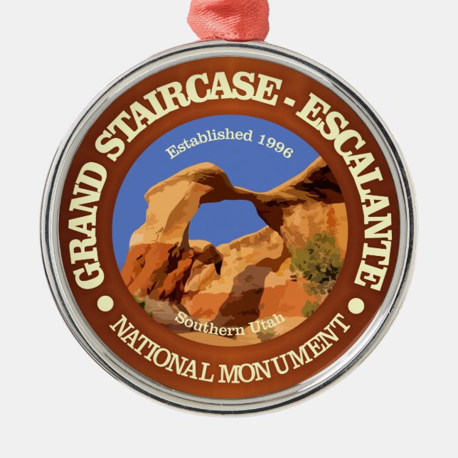 Grand Staircase - Escalante National Monument Metal Ornament (Front)