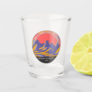 Grand Staircase Escalante National Monument Utah  Shot Glass