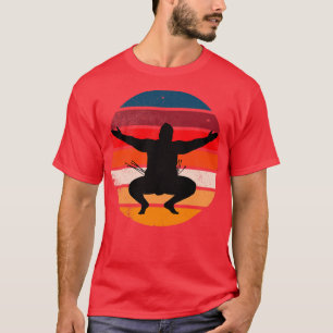 Grand Sumo Wrestling Retro Sunset   Japanese Sumo  T-Shirt