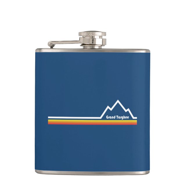 Grand Targhee Resort Wyoming Hip Flask (Front)