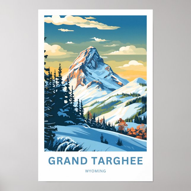 Grand Targhee Wyoming Travel Print (Front)