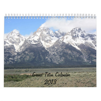 Grand Teton Mountains 2013 Calendar