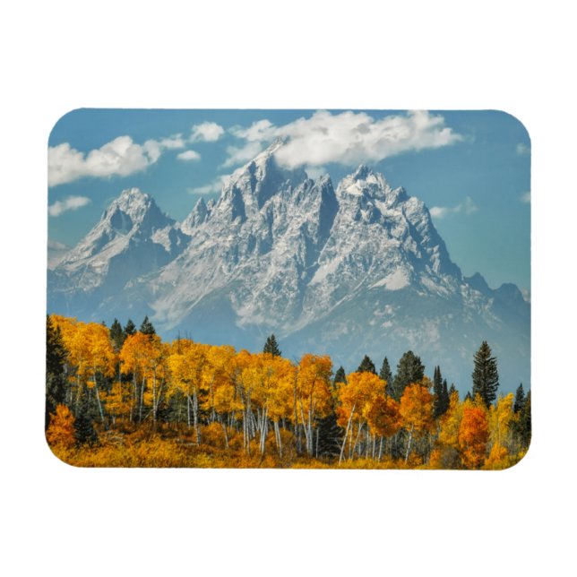 Grand Teton Mountains in the Fall Magnet (Horizontal)