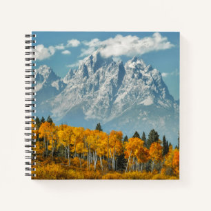Grand Teton Mountains in the Fall Notebook