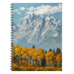 Grand Teton Mountains in the Fall Notebook
