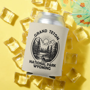Grand Teton mountains National Park Wyoming Can Cooler