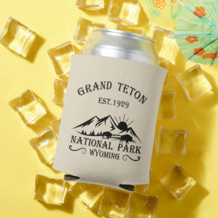 Grand Teton mountains National Park Wyoming Can Cooler