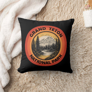 Grand Teton mountains National Park Wyoming Cushion