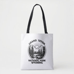 Grand Teton mountains National Park Wyoming Tote Bag