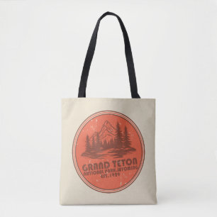 Grand Teton mountains National Park Wyoming Tote Bag