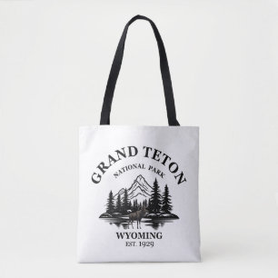 Grand Teton mountains National Park Wyoming Tote Bag