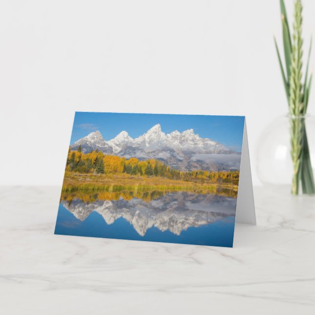 Grand Teton Mountains Wyoming Card (Front)