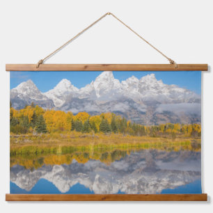 Grand Teton Mountains Wyoming Hanging Tapestry