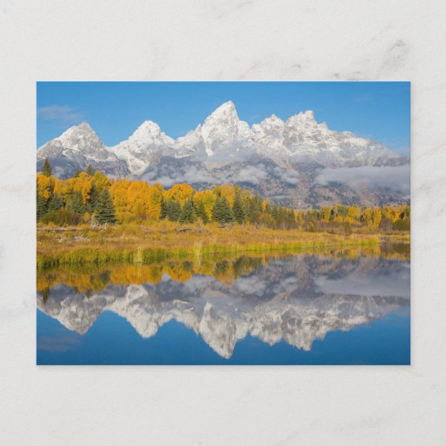 Grand Teton Mountains Wyoming Postcard (Front)