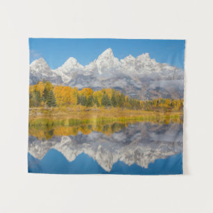 Grand Teton Mountains Wyoming Tapestry