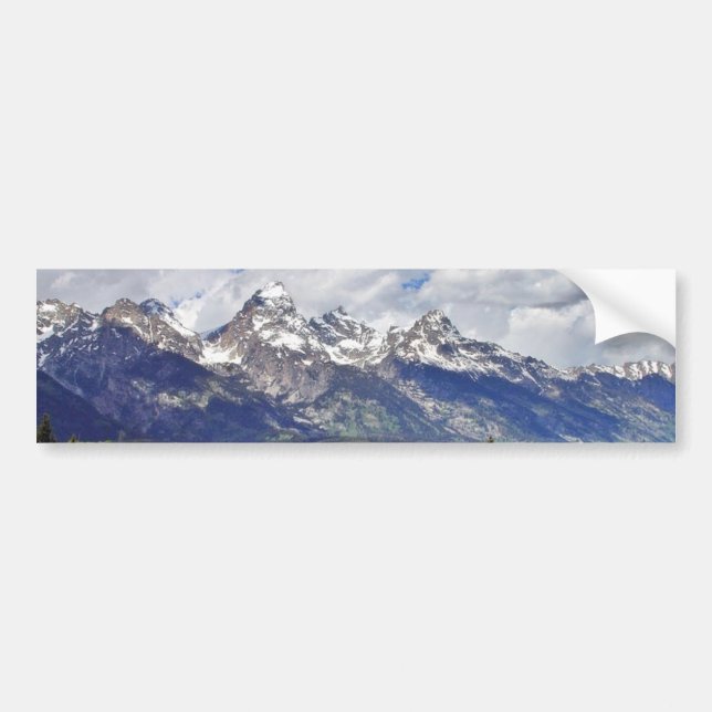 Grand Teton National Park. Bumper Sticker (Front)