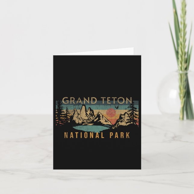 Grand Teton National Park  Card (Front)