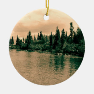 Grand Teton National Park. Gorgeous landscape Ceramic Ornament