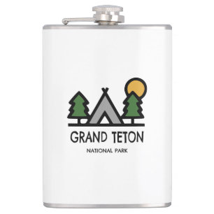 Grand Teton National Park Hip Flask