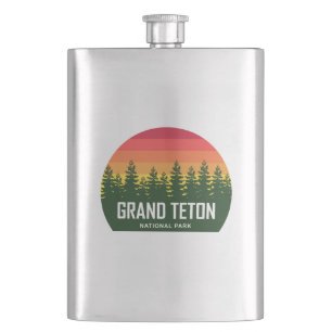 Grand Teton National Park Hip Flask
