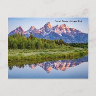 Grand Teton National Park Holiday Postcard