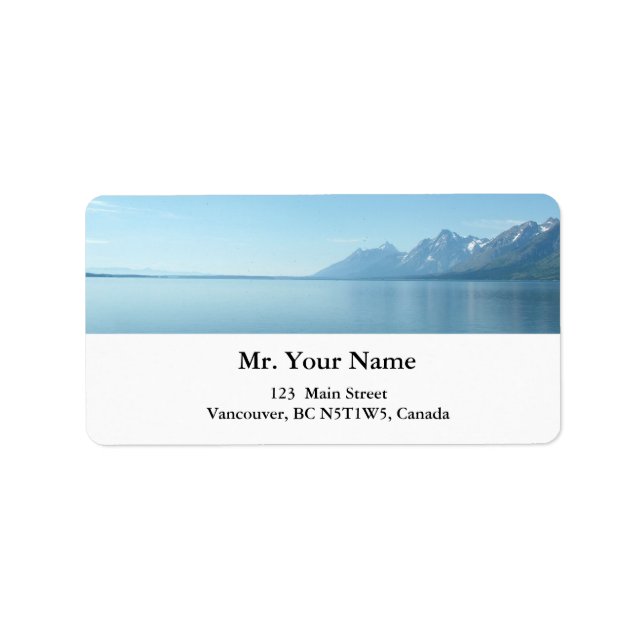 Grand Teton National Park. Label (Front)