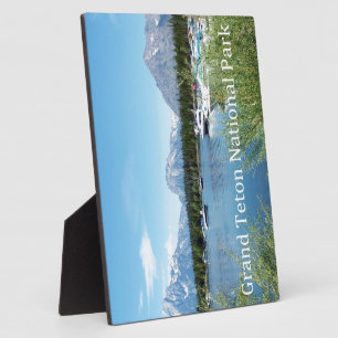 Grand Teton National Park landscape photography. Plaque
