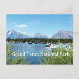 Grand Teton National Park landscape photography. Postcard