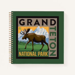 Grand Teton National Park Moose Notebook
