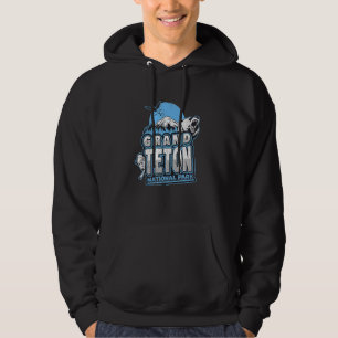 Grand Teton National Park Mountain Bear Forest Tre Hoodie