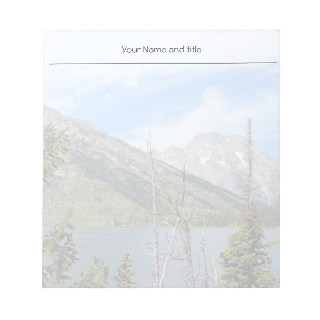 Grand Teton National Park Notepad (Front)