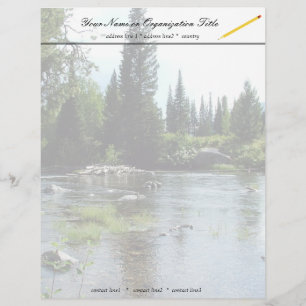 Grand Teton National Park photography Letterhead Design
