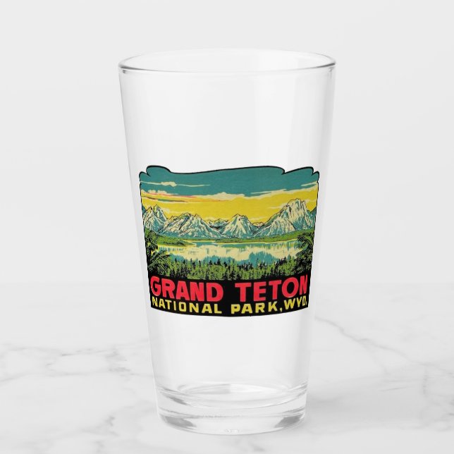 Grand Teton National Park - Pint Glass (Front)